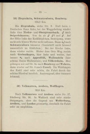 59) Volkmarsen, Arolsen, Wolfhagen