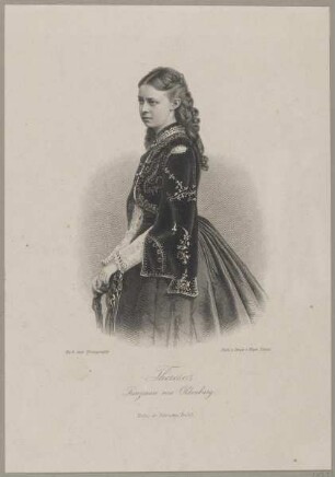 Bildnis der Therese Prinzessin von Oldenburg