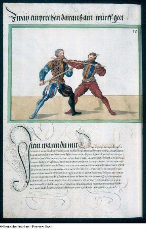 Zway einprechen darauß ain wurff geet, Blatt 187v