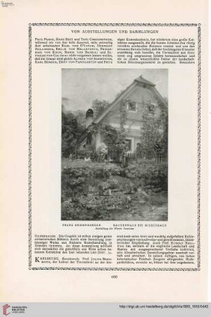 404-408 Von Ausstellungen und Sammlungen - Neue Kunstliteratur - Personal-Nachrichten