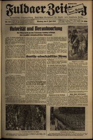 Ausgabe vom Montag, den 06. Juli 1936.