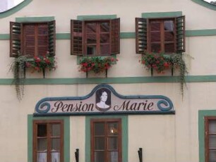 Cesky Krumlov - Pension Marie : Die Altstadt von Cesky Krumlov, aufgenommen 2005