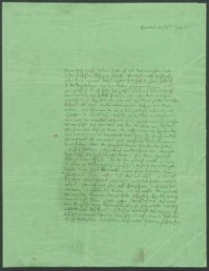 Brief an Johanna Rosina Wagner-Geyer : 25.07.1835