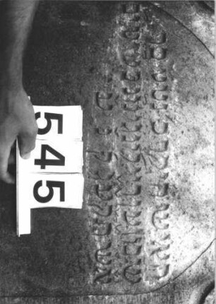 Grabstein 545 (Detailaufnahme)