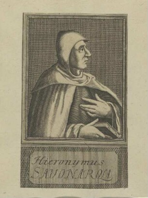 Bildnis des Hieronymus Savonarola