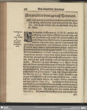 Am neundten sonntage nach Trinitatis