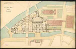 Wettbewerb Museumsinsel, Berlin: Grundriss Erdgeschoss 1:500