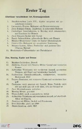 Erster Tag (Nr. 1-284)