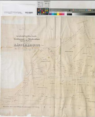 Liesborn (Wadersloh), Wadersloh (Wadersloh), Teilung des Liesborner und Wadersloher Generalanteils des Lipper Bruchs, Brouillonkarte