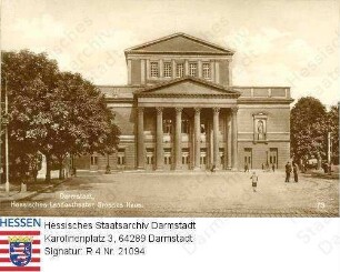 Darmstadt, Landestheater, Großes Haus / Vorderansicht