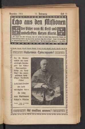 Dezember 1912. Heft 15