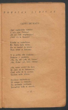 Canto de mayo