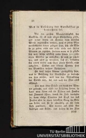 Was in Ansehung der Aurikelflor zu beobachten sei.