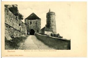 Bautzen. Mühltor mit Altem Wasserturm