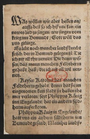 WAs wöllen wir aber heben an/ || auffs best so ich diß nur kan/