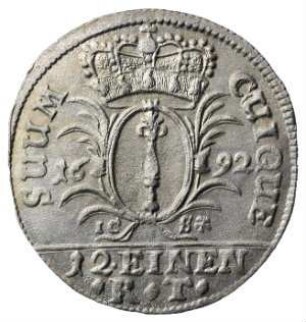 Fundmünze, 1/12 Taler, 1692