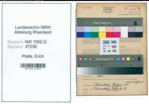 Entnazifizierung Erich Platte, geb. 25.06.1905 (Schuhmacher)