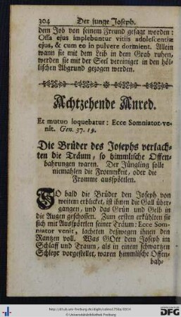 Achtzehende Anred.