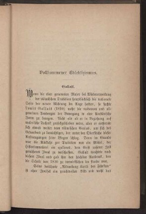 Vollkommener Eklektizismus.