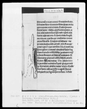 Lektionar aus Salzburg — Initiale I, Folio 189verso
