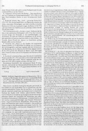 845-849 [Rezension] Seibrich, Wolfgang, Gegenreformation als Restauration