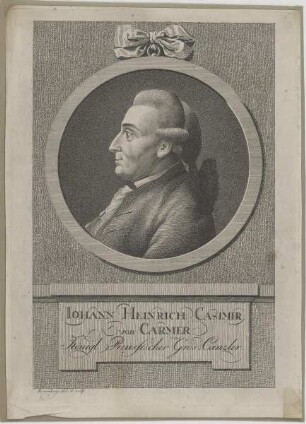 Bildnis des Iohann Heinrich Casimir von Carmer