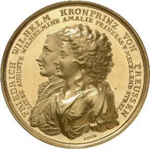 Loos, Daniel Friedrich und Friedrich Wilhelm: Vermählung Friedrich Wilhelm III. und Luise