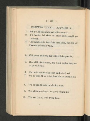 Chapter XXXVII. Affairs 4.