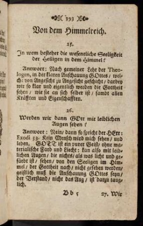 393-400, Von dem Himmelreich; Betrachtung von dem Himmel