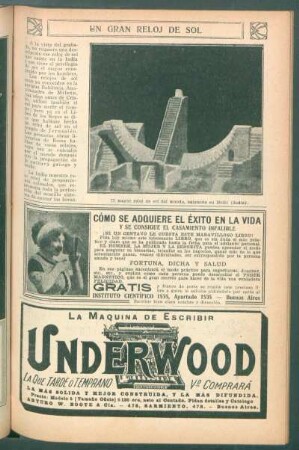Un gran reloj de sol