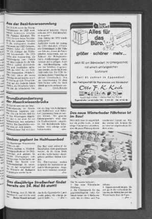 Grundinstandsetzung der Meenkwiesenbrücke