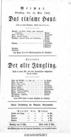 Der alte Jüngling
