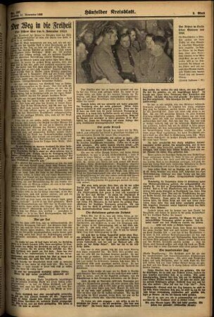 Zweite Ausgabe vom Montag, den 11. November 1935.