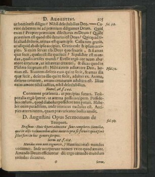 D. Augustini Opus Sermonum de Tempore.