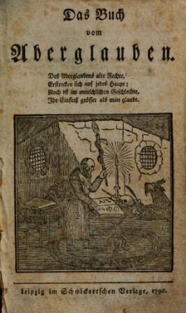 Das Buch vom Aberglauben, [1]