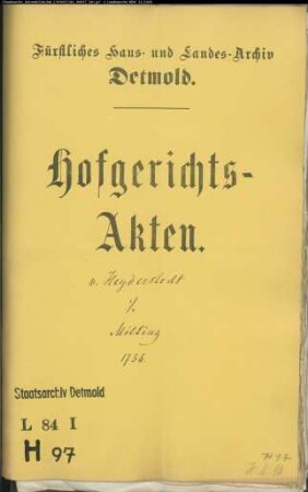 von Heyderstädt, Franz' Kurator Gillot gegen Milting zu Heiligenkirchen - Schuldforderung