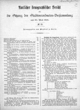 No. 19, 30. Mai 1895