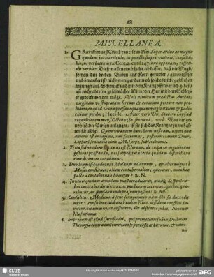 Miscellanea