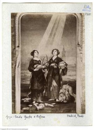 Die heilige Justa und Rufina