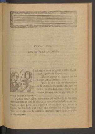 Capítulo XCVI - Entrevista penosa