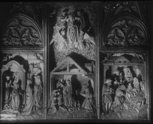 Enghien (Belgien), Chapelle du Château d'Enghien im Parc du château d'Arenberg, Inneres: Flügelaltar ?