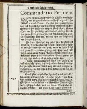 Commendatio Personae