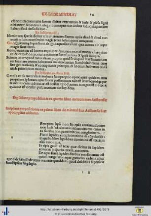 Liber VI. Ex libris de mineralibus.