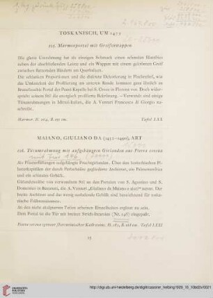 Dekorative Marmorarbeiten (Nr. 125-142)