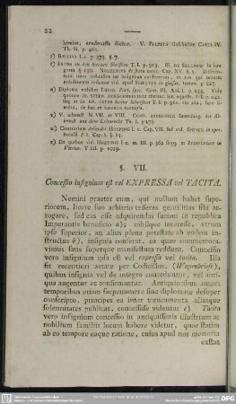 §. VII. Concesso insignium est vel Expressa vel Tacita