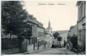 Jöhstadt im Erzgebirge. Kirchgasse