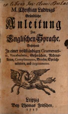 Gründliche Anleitung zur Englischen Sprache