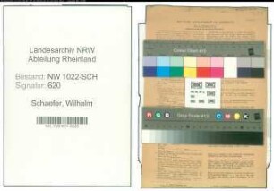 Entnazifizierung Wilhelm Schaefer , geb. 24.10.1892 (Bandweber)