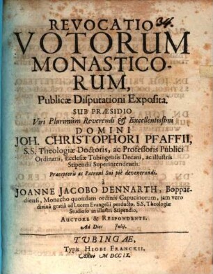 Revocatio votorum monasticorum
