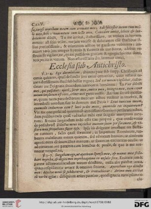 Ecclesiasub Antichristo